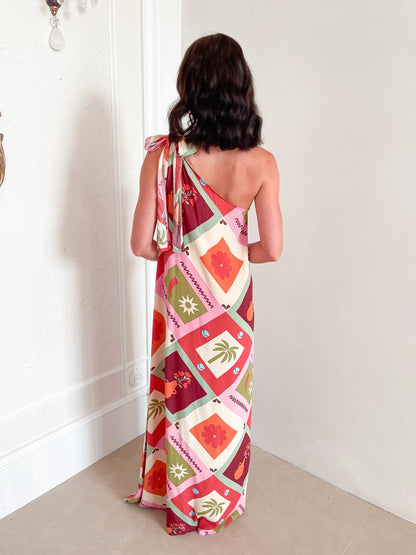Lyzel Dress - Multi Print