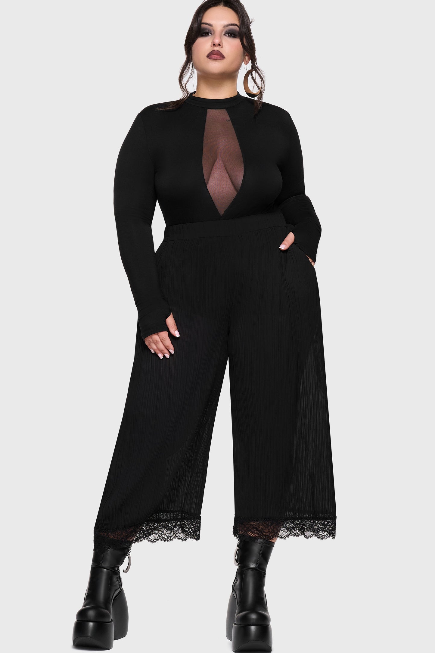 Midnight Vale Pleated Trousers