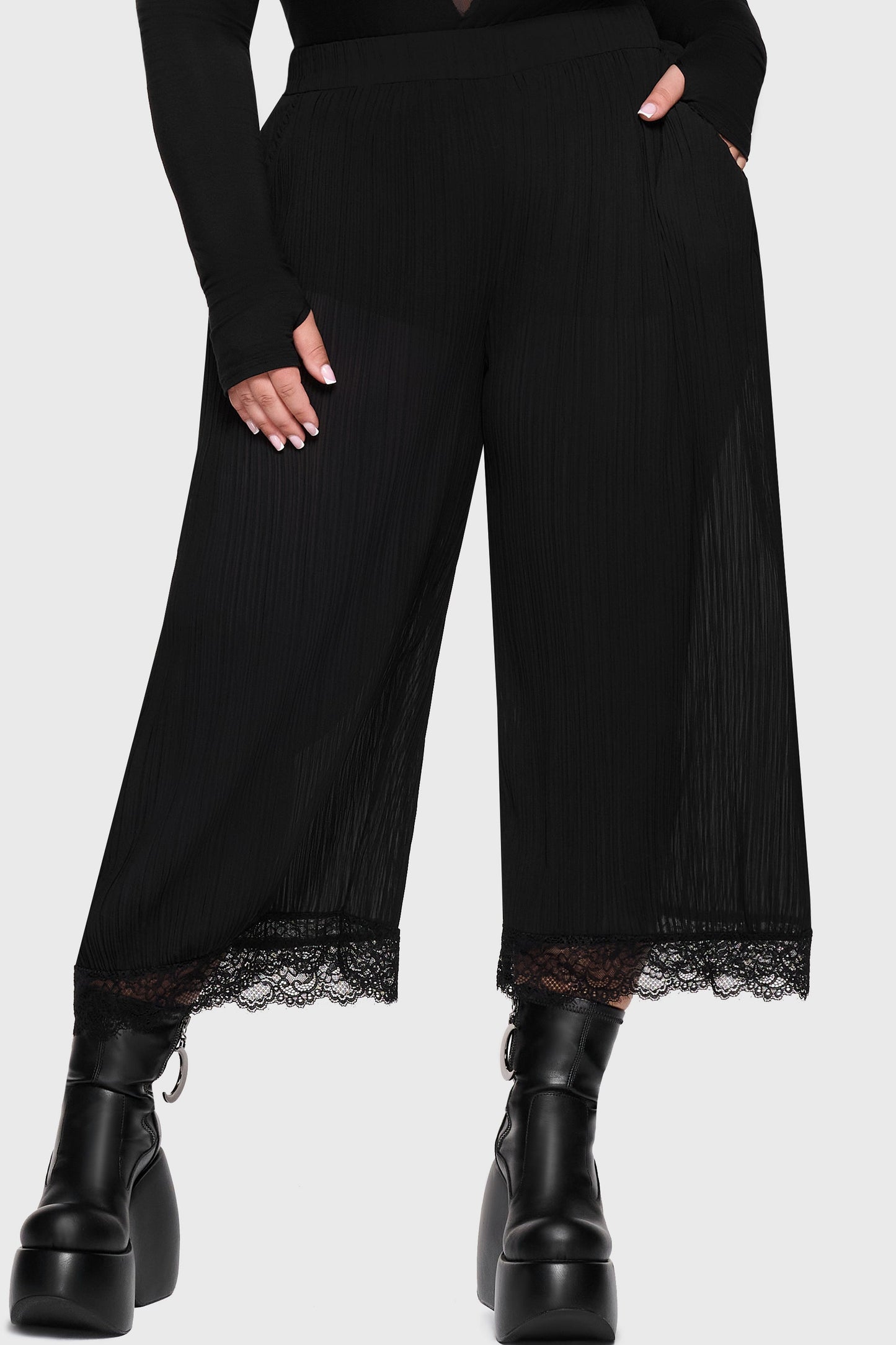 Midnight Vale Pleated Trousers