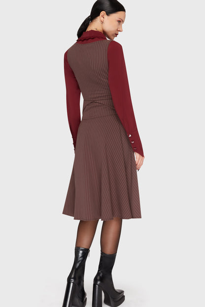 Midnight Gaze Midi Skirt