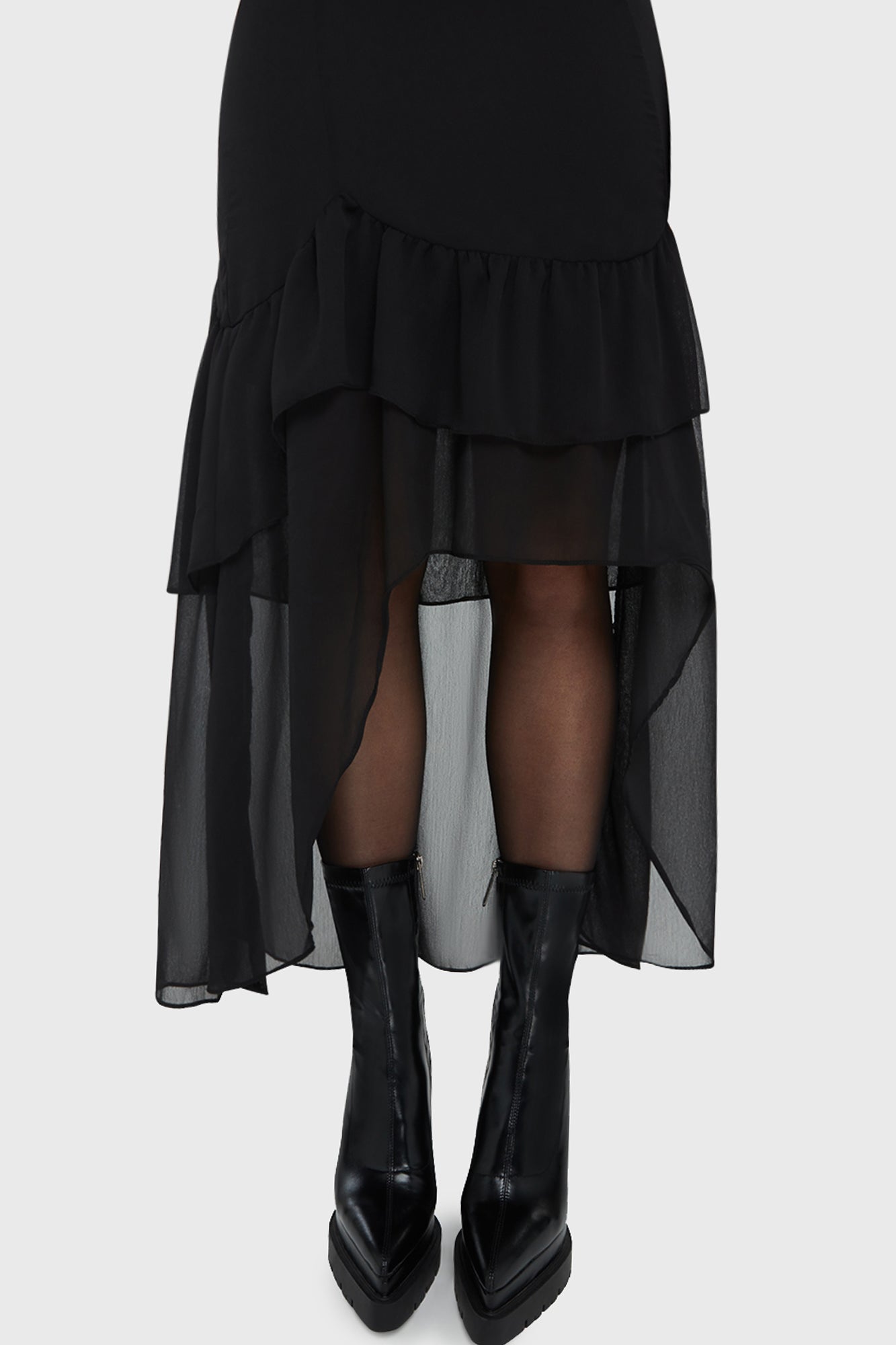 Misty Hollow Midi Dress