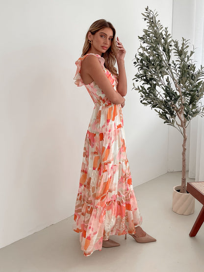 Mariel Dress - Pink Floral | Women's Floral Mini Dress