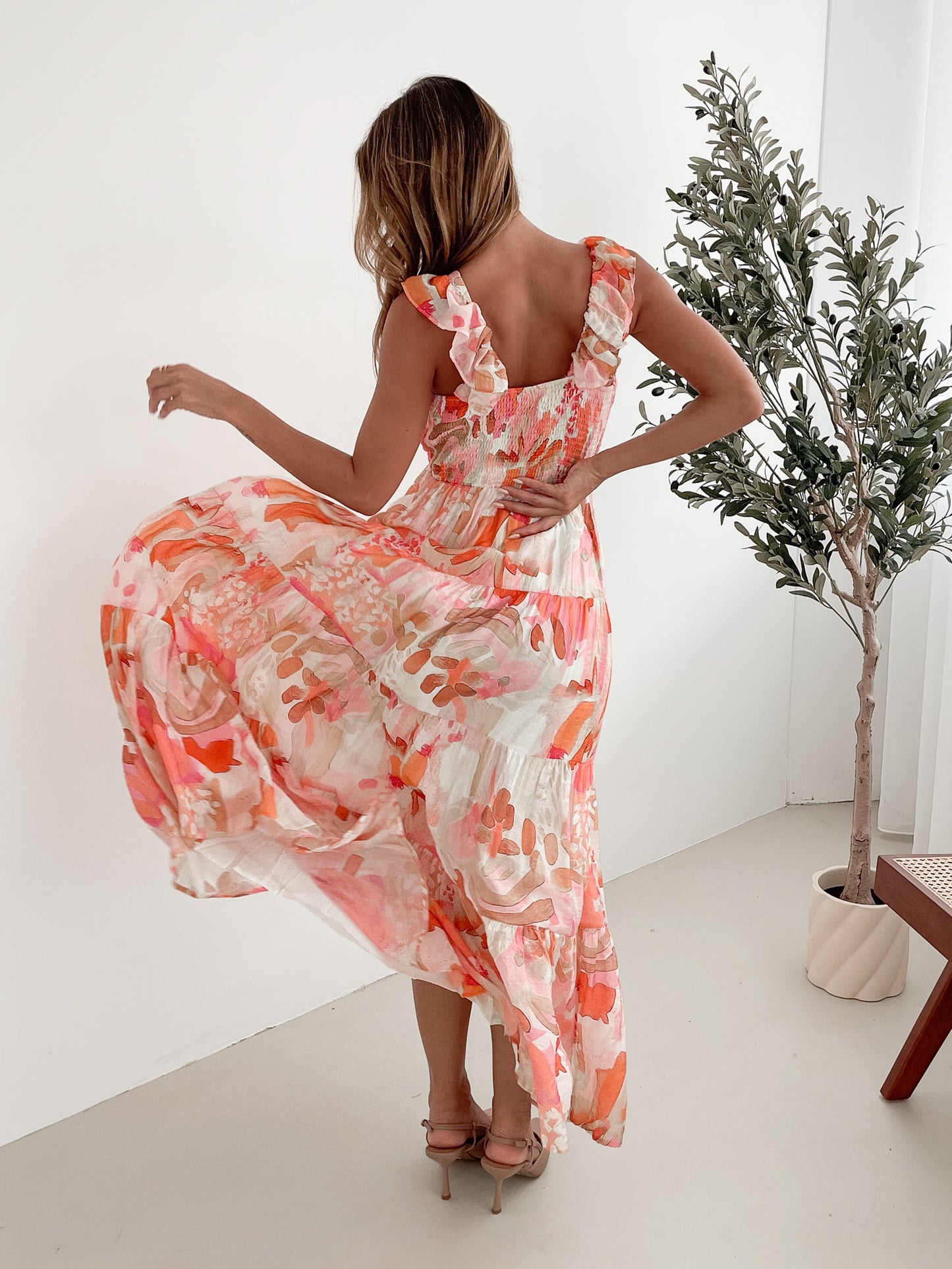 Mariel Dress - Pink Floral | Women's Floral Mini Dress