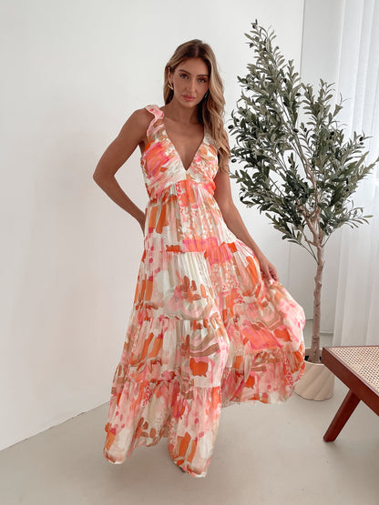 Mariel Dress - Pink Floral | Women's Floral Mini Dress