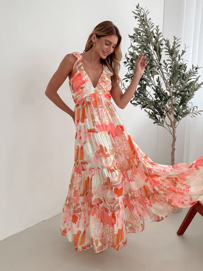 Mariel Dress - Pink Floral | Women's Floral Mini Dress