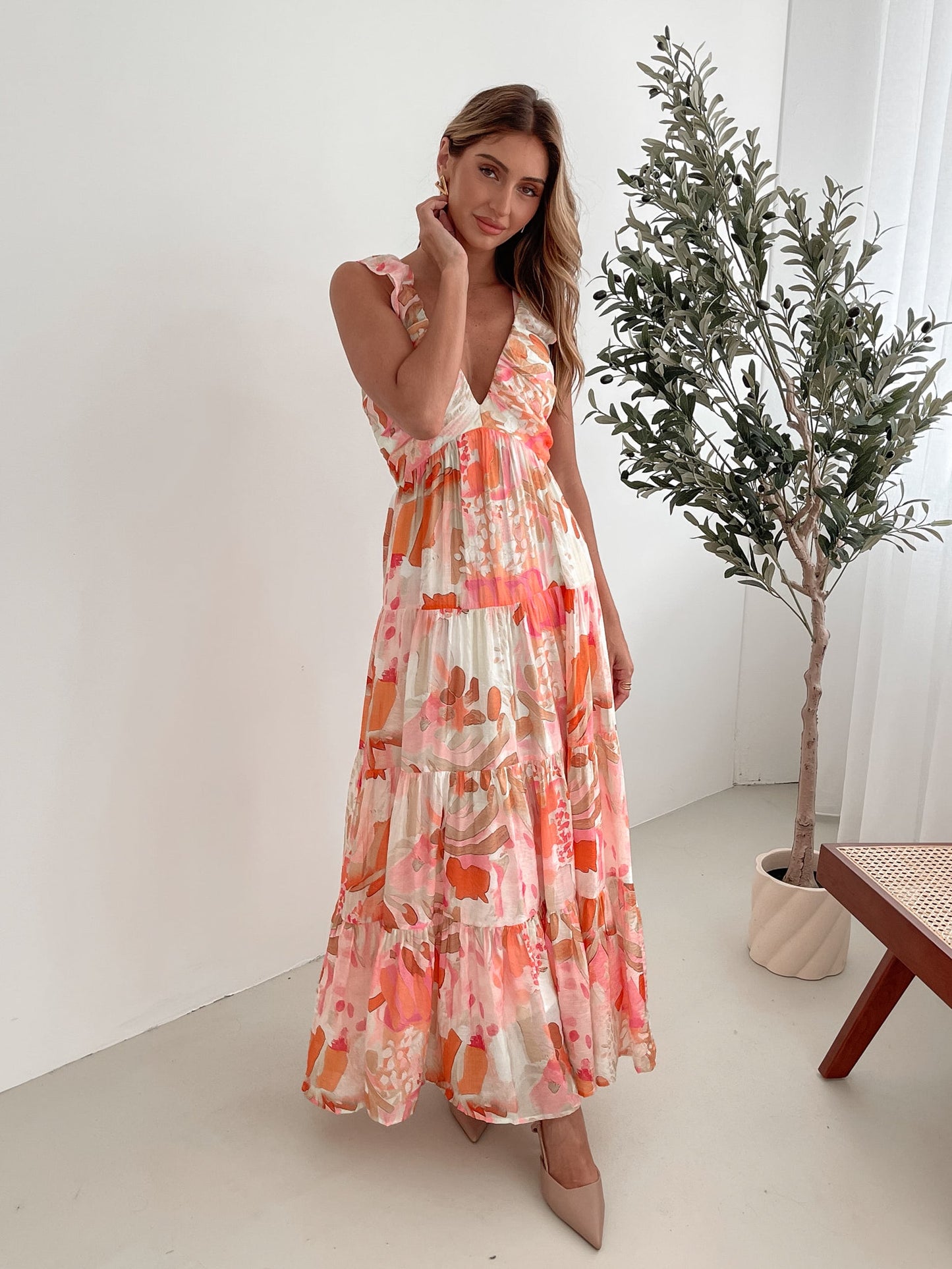 Mariel Dress - Pink Floral | Women's Floral Mini Dress