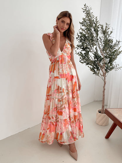 Mariel Dress - Pink Floral | Women's Floral Mini Dress