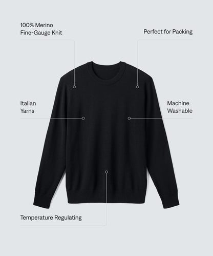 Men's Merino Crew Sweater