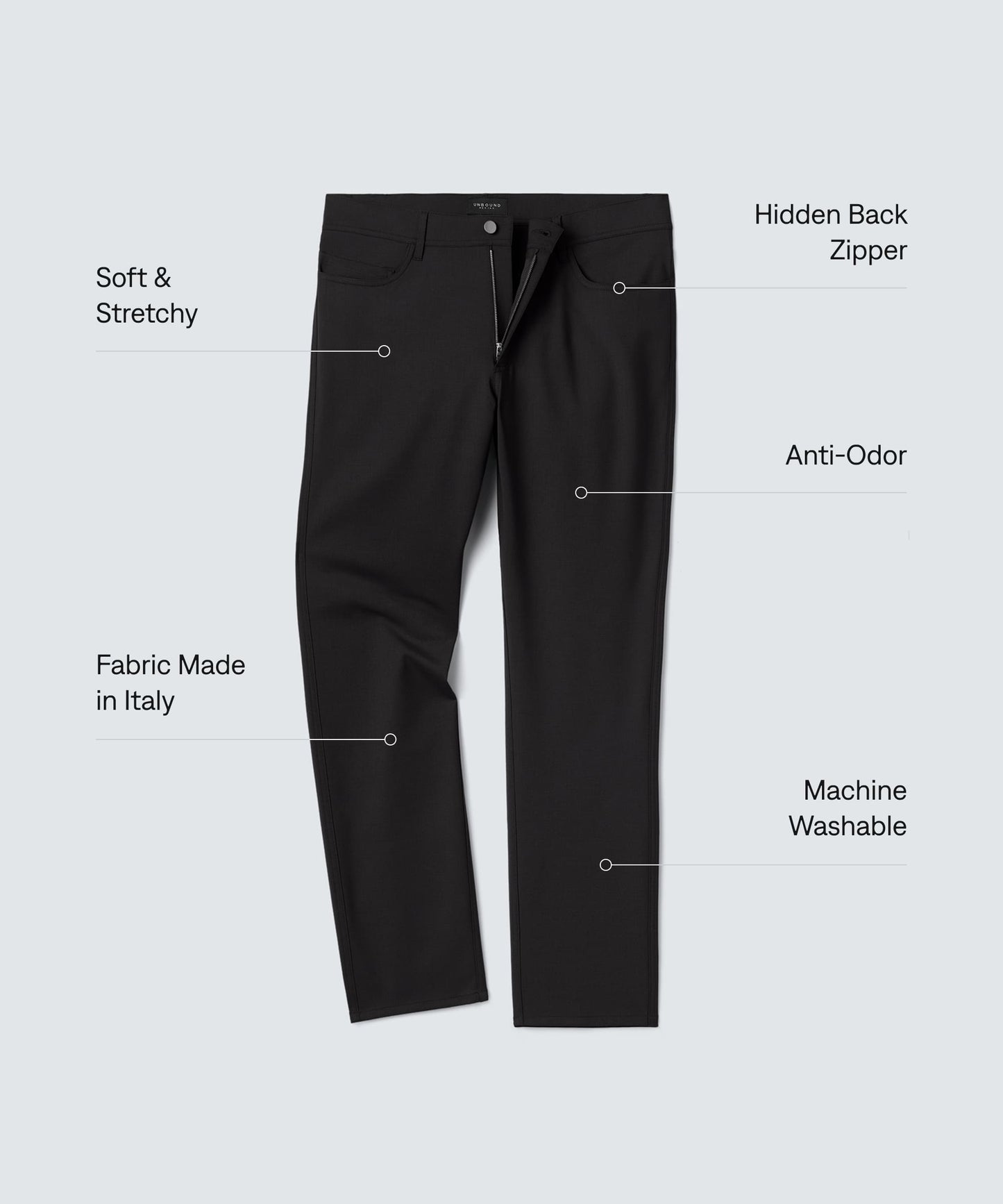 Men's Relaxed Merino Travel Pants