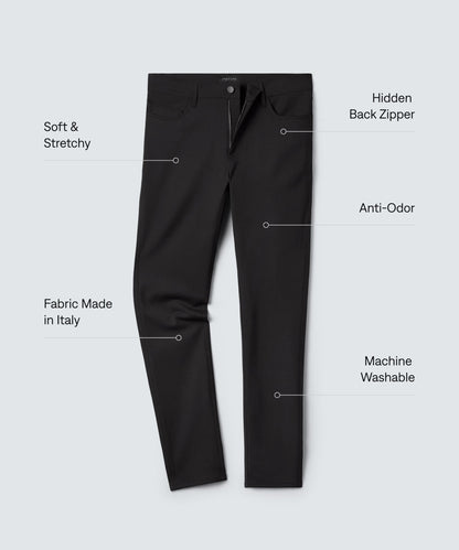 Men's Slim Merino Travel Pants
