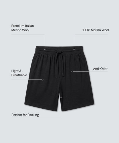 Men's Ultrafine Merino Sleep Shorts