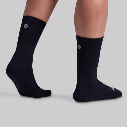 Performance Crew Sock 2-Pack (Black/White)