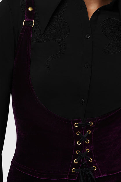 Night Petal Underbust Corset Top