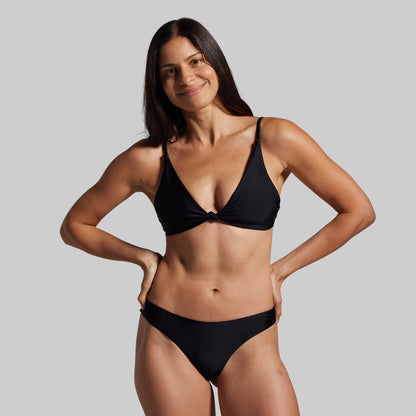 Sun Seeker Cheeky Thong (Black)