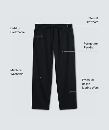 Men's Pull-On Merino Travel Pants