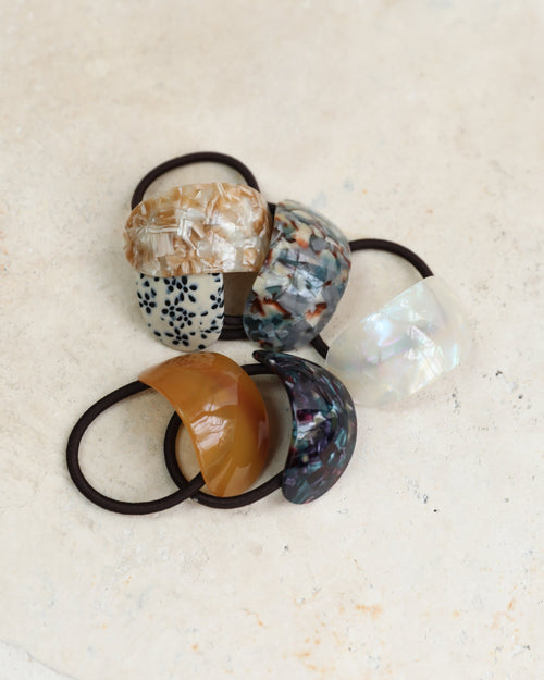 Rafi Multi Hair Tie Set | Women's Hair Ties Pack of 6