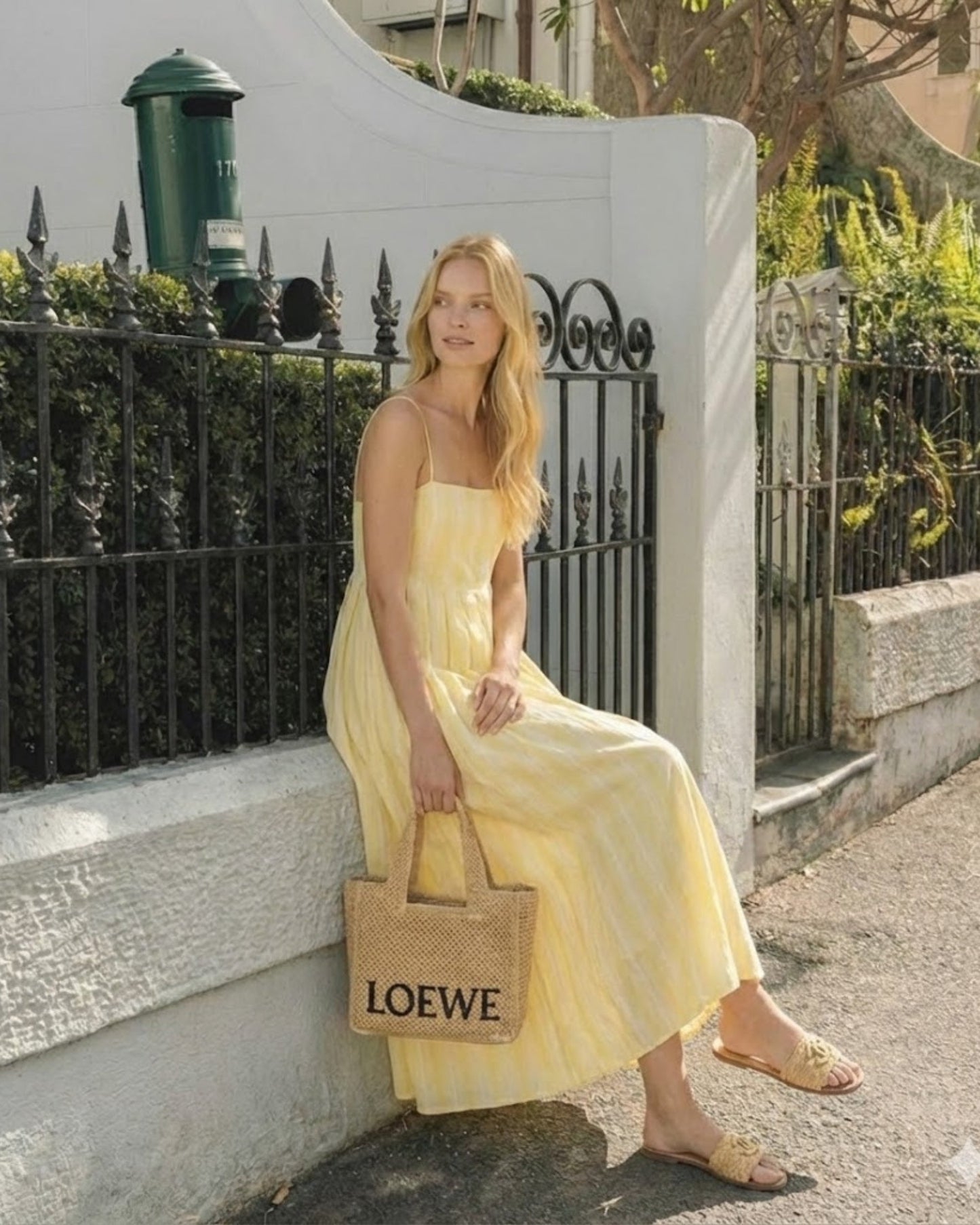 Rhiannon Yellow Stripe Dress | Women's Striped Maxi Dress