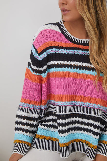 Roberta Knit - Multi | Women's Printed Knit Jumper