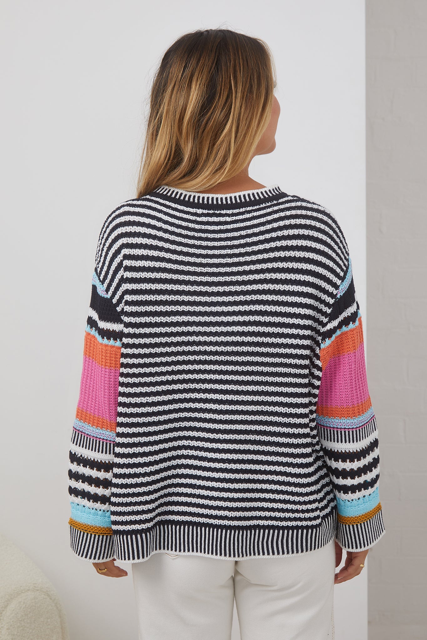 Roberta Knit - Multi | Women's Printed Knit Jumper