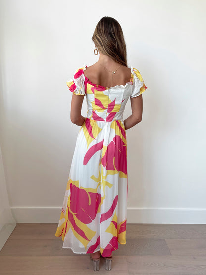 Rollene Multi Dress | Women's Sweetheart A-Line Maxi Dress