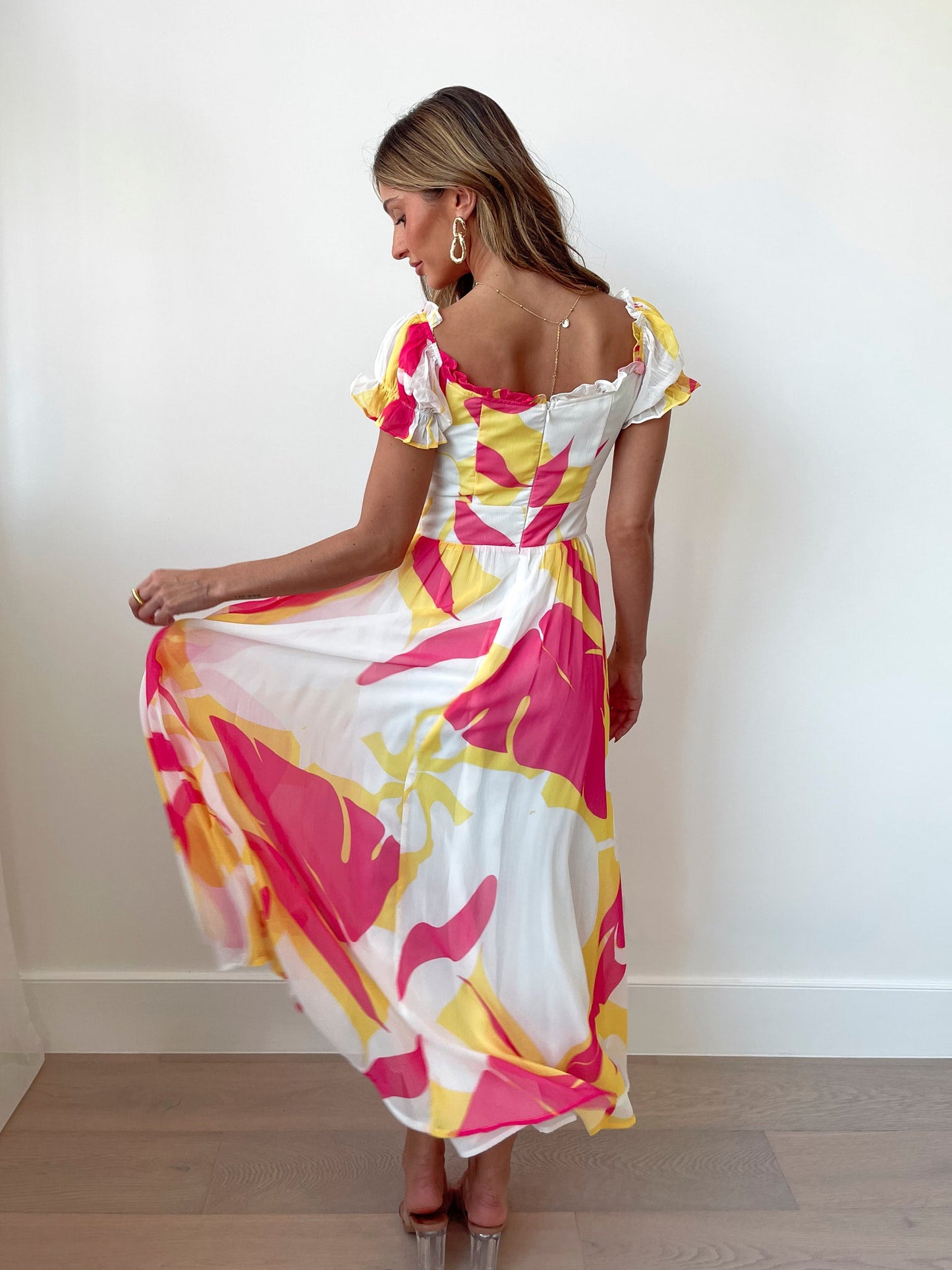 Rollene Multi Dress | Women's Sweetheart A-Line Maxi Dress