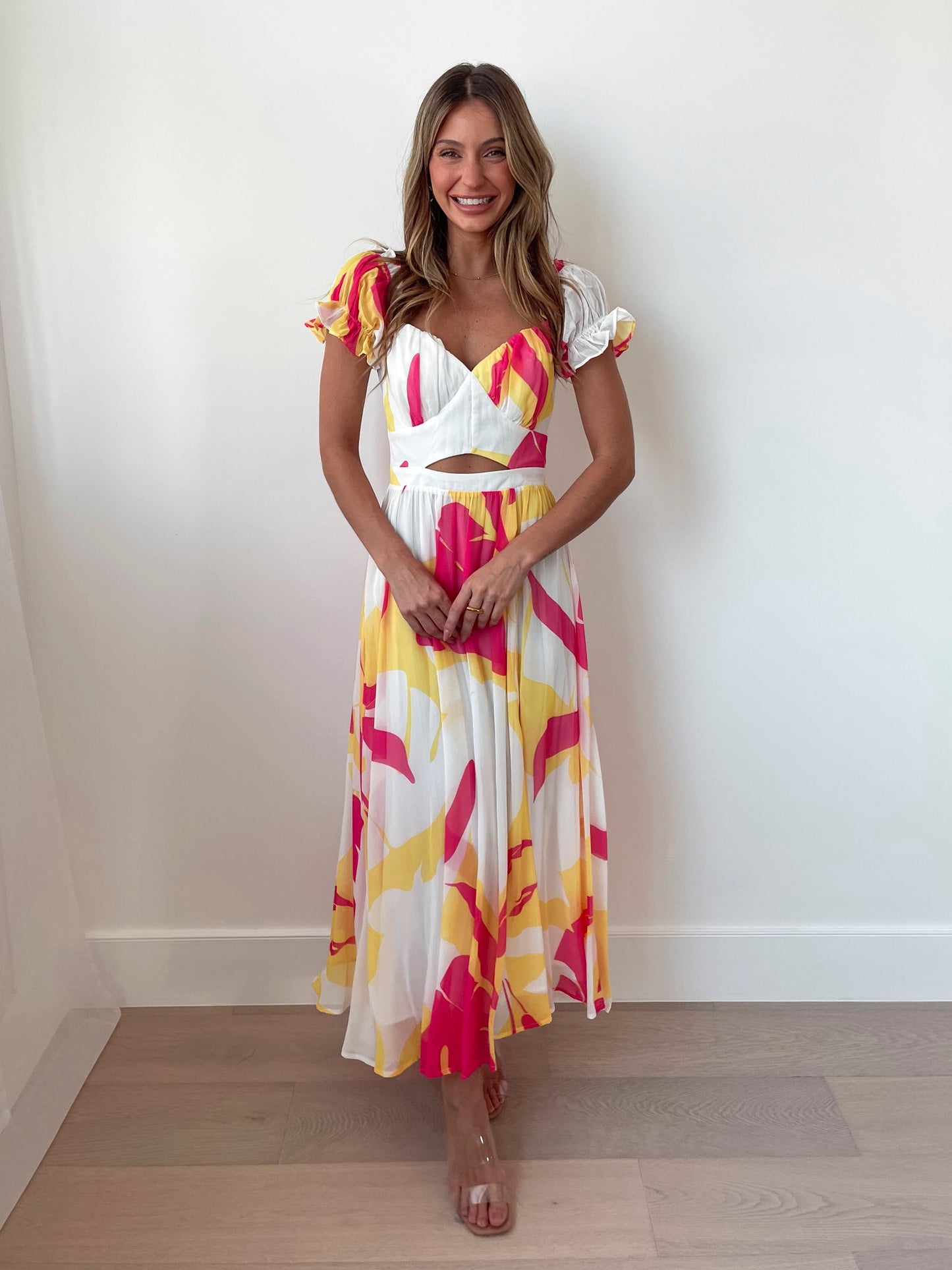 Rollene Multi Dress | Women's Sweetheart A-Line Maxi Dress