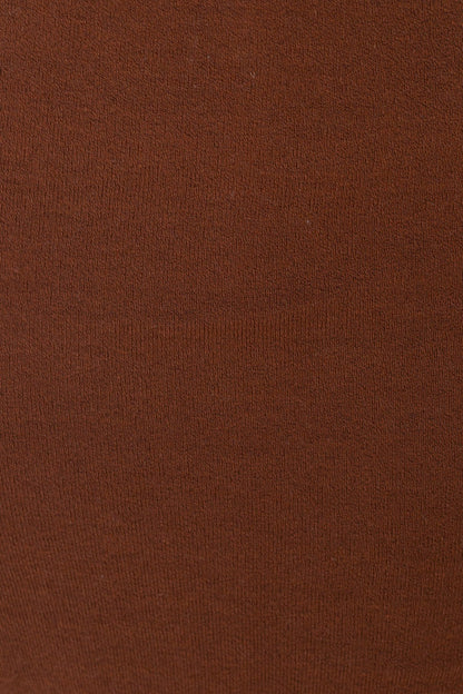 Sabia Chocolate Dress | Women's Cutout Sleeveless Midi Dress