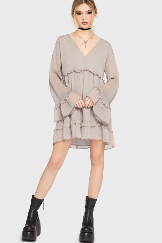 Seraph In Ash Mini Dress [GREY]