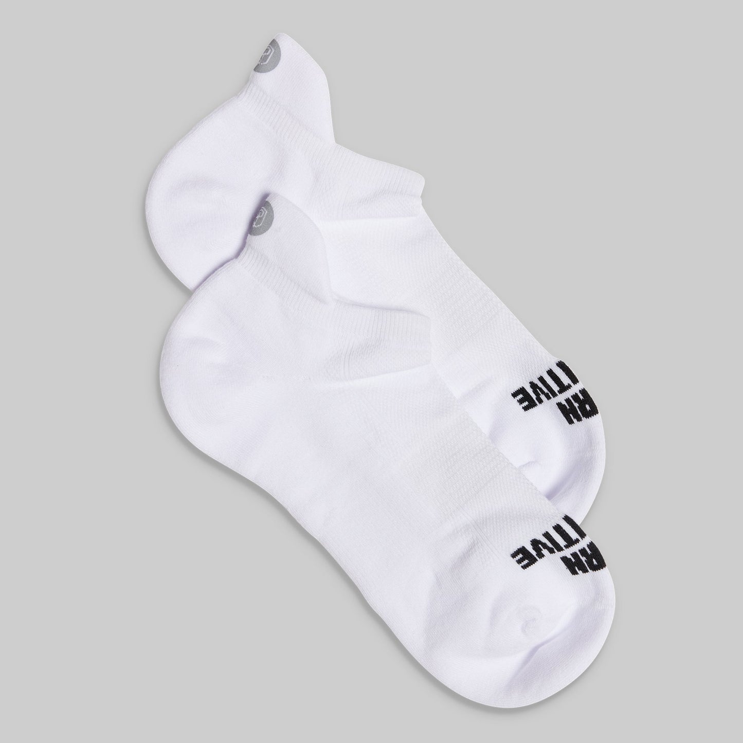 Performance Ankle Sock 2-Pack (Black/White)