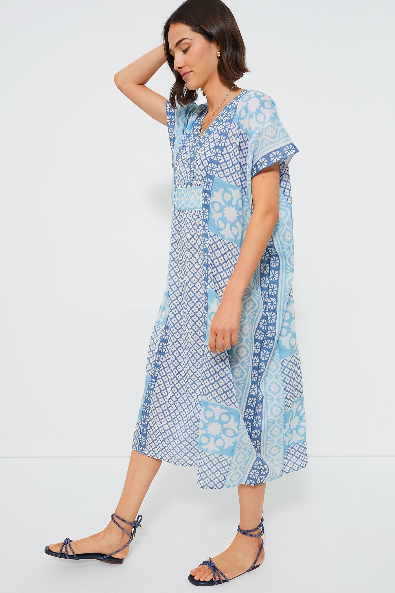 Blue Daughters Caftan