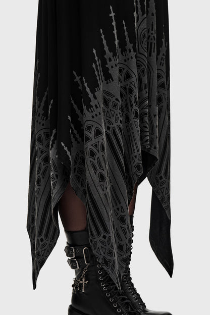 Thorned Spire Midi Skirt