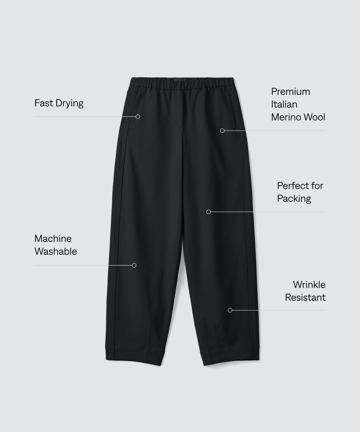 Women's Merino Travel Pants