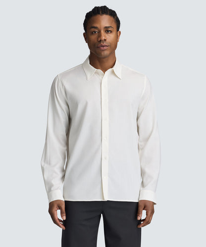 Men's Merino Poplin Button-Up