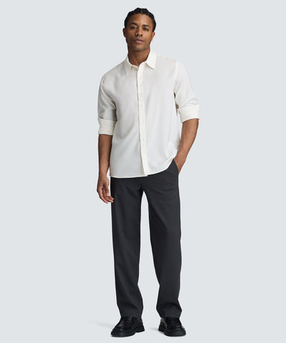 Men's Merino Poplin Button-Up