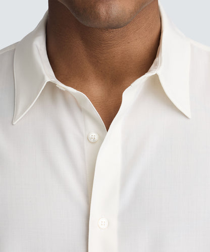 Men's Merino Poplin Button-Up