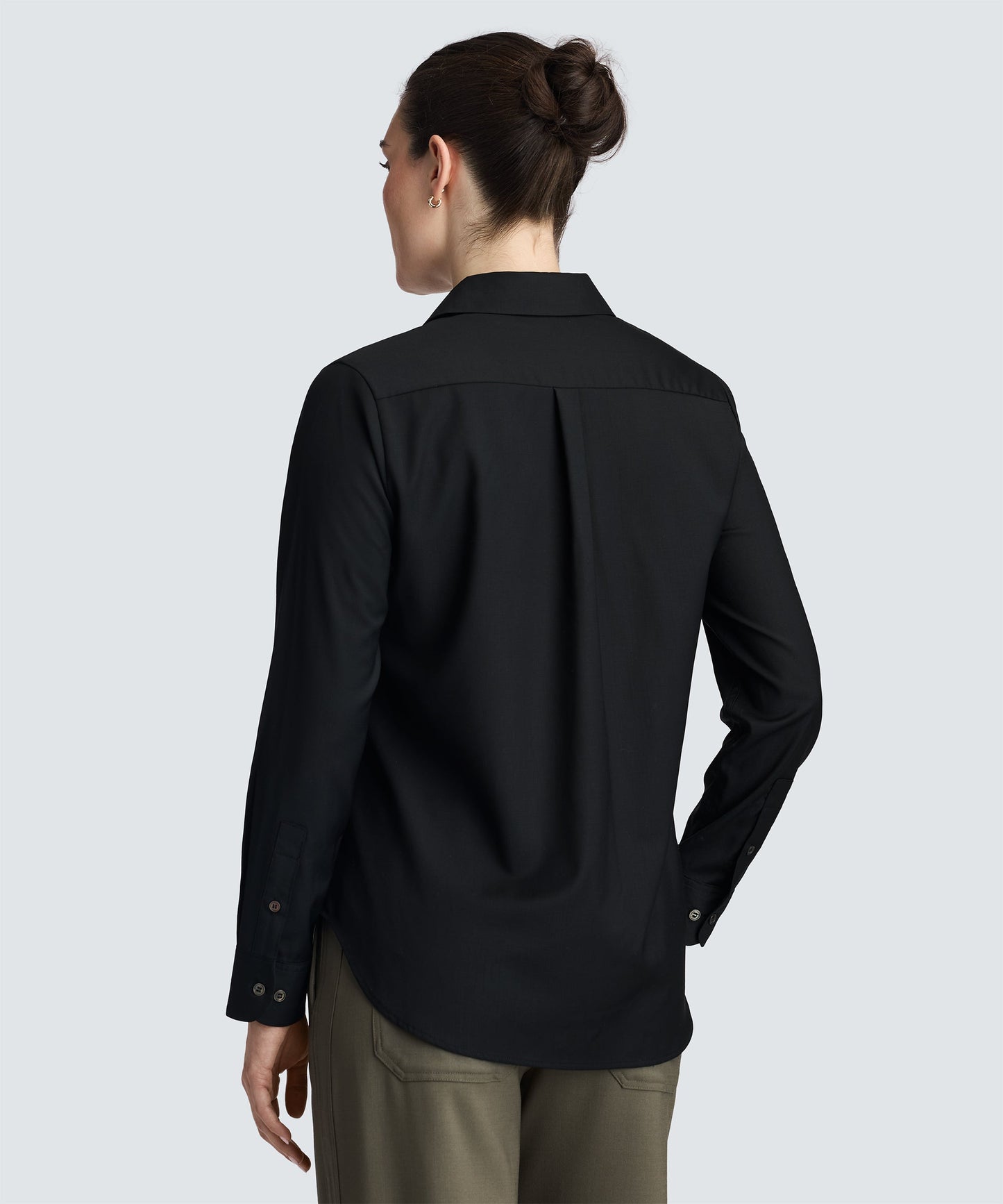 Women's Merino Poplin Button-Up
