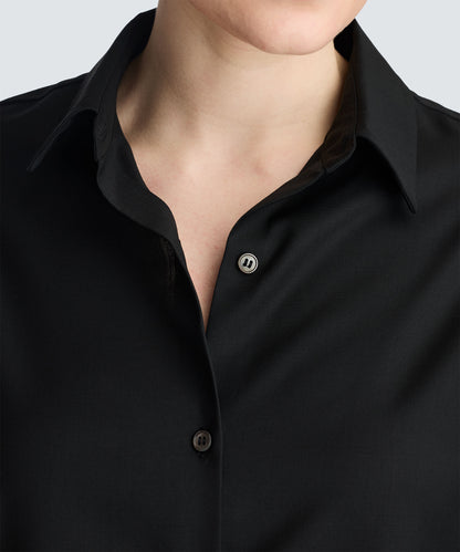 Women's Merino Poplin Button-Up