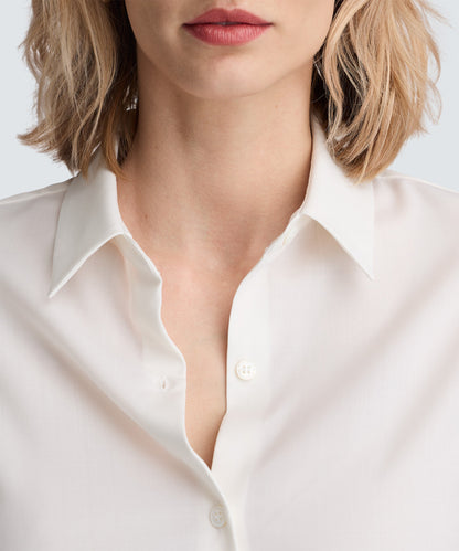 Women's Merino Poplin Button-Up