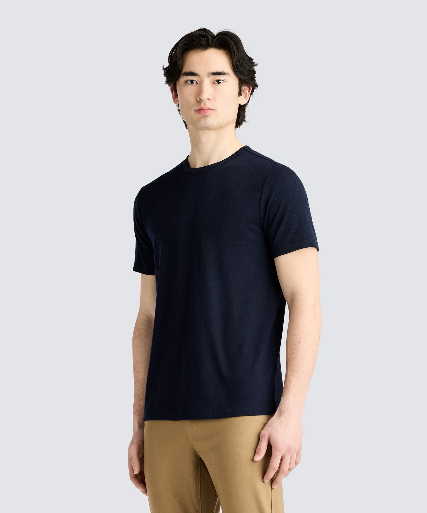 Men's Tall Merino Crew Neck T-Shirt