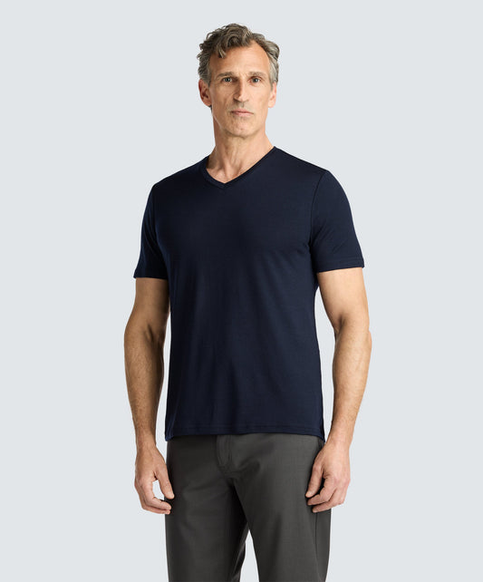 Men's Tall Merino V-Neck T-Shirt