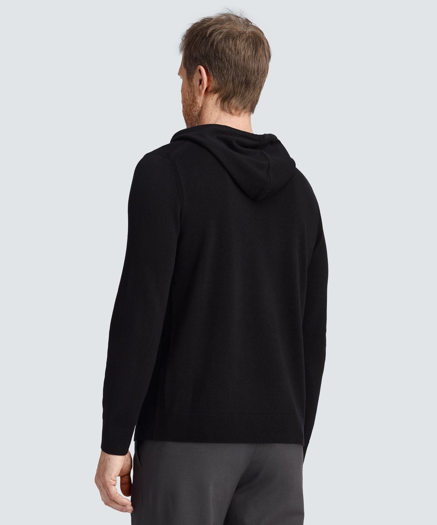 Men’s Merino Knit Pullover Hoodie