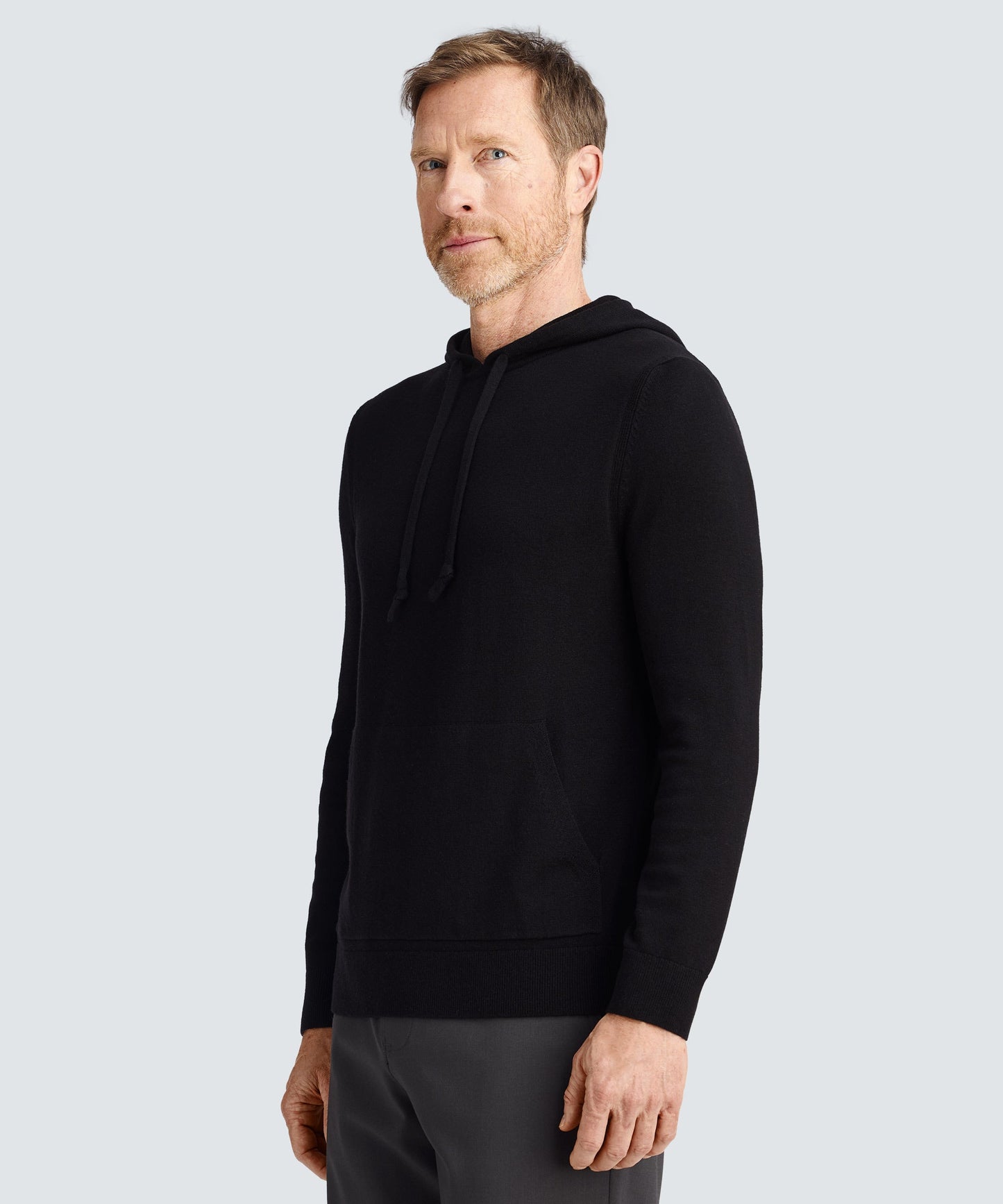 Men’s Merino Knit Pullover Hoodie