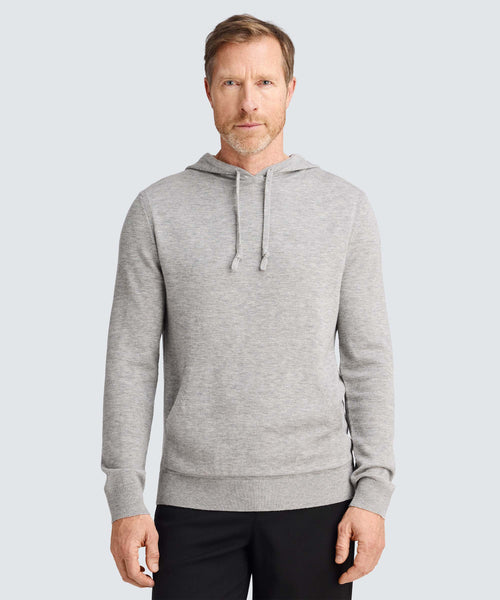 Men’s Merino Knit Pullover Hoodie