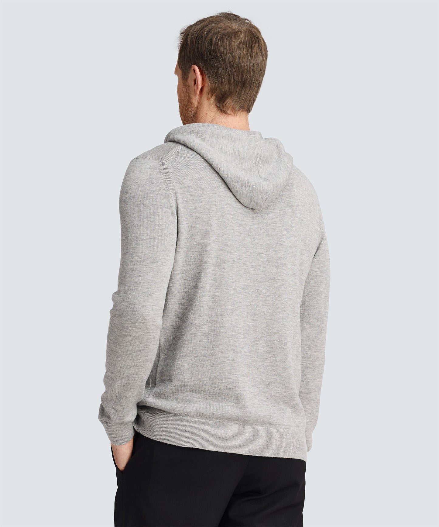 Men’s Merino Knit Pullover Hoodie