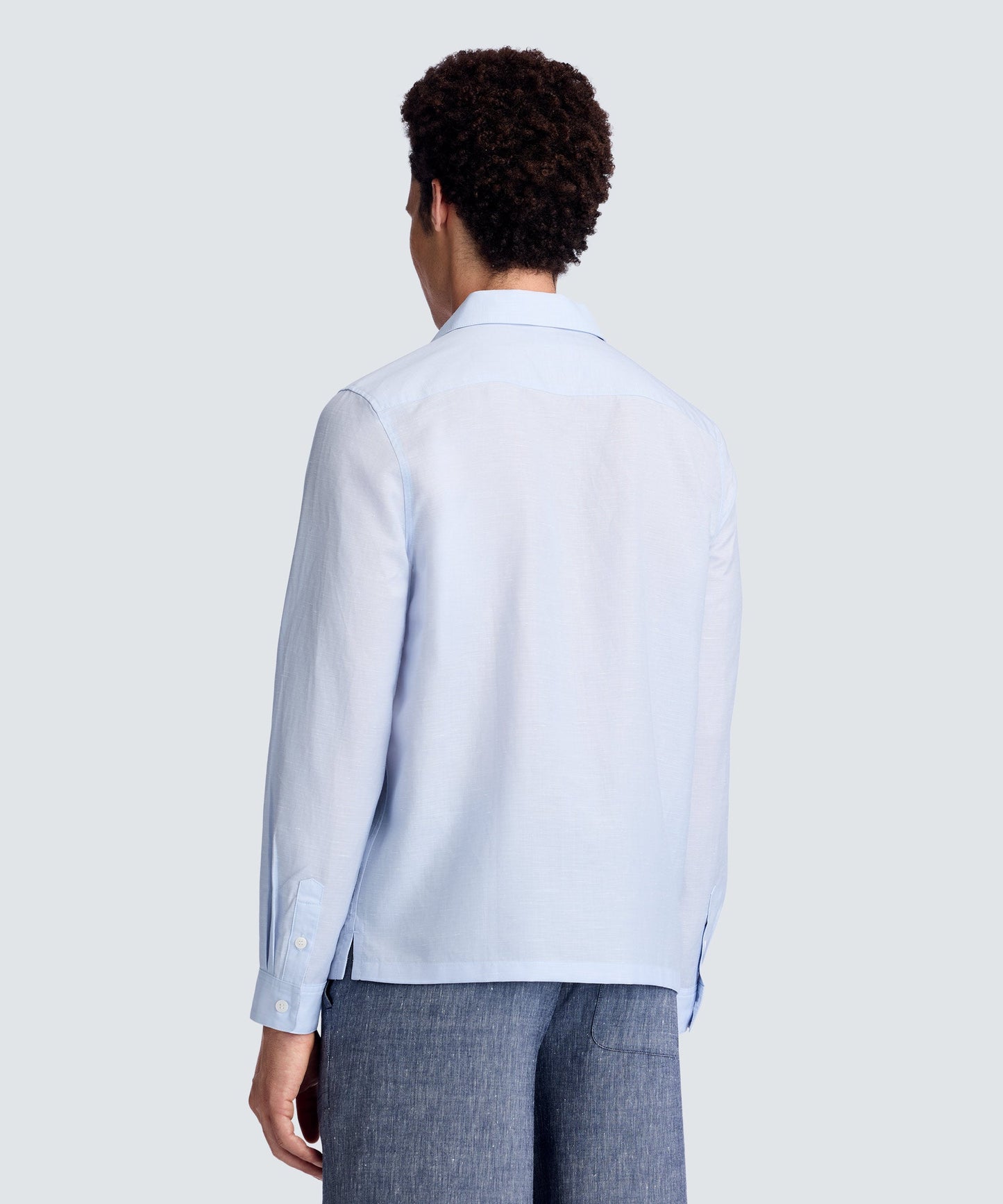 Men’s Merino Linen Button-Up