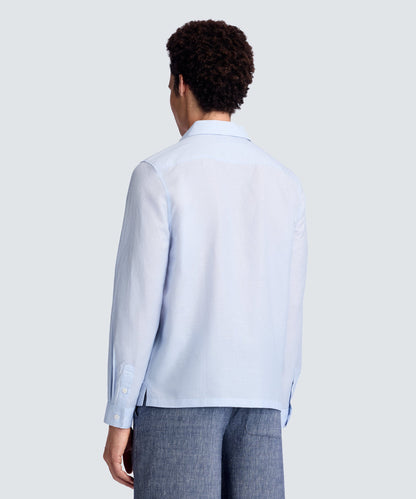 Men’s Merino Linen Button-Up