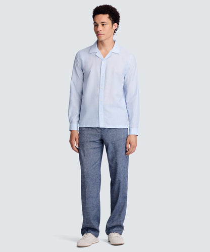 Men’s Merino Linen Button-Up