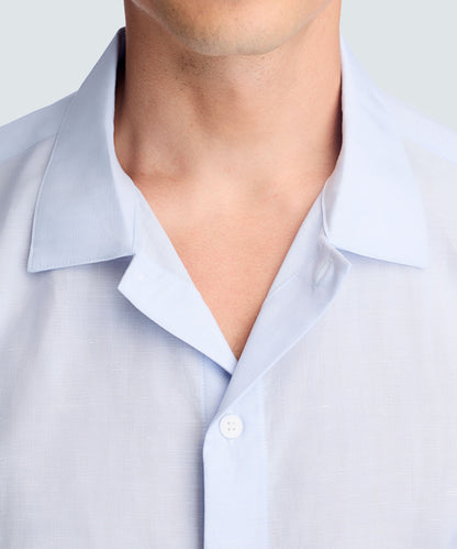 Men’s Merino Linen Button-Up