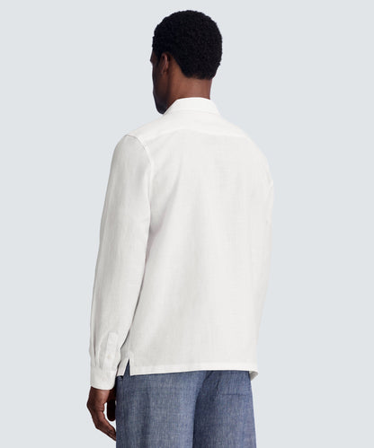 Men’s Merino Linen Button-Up