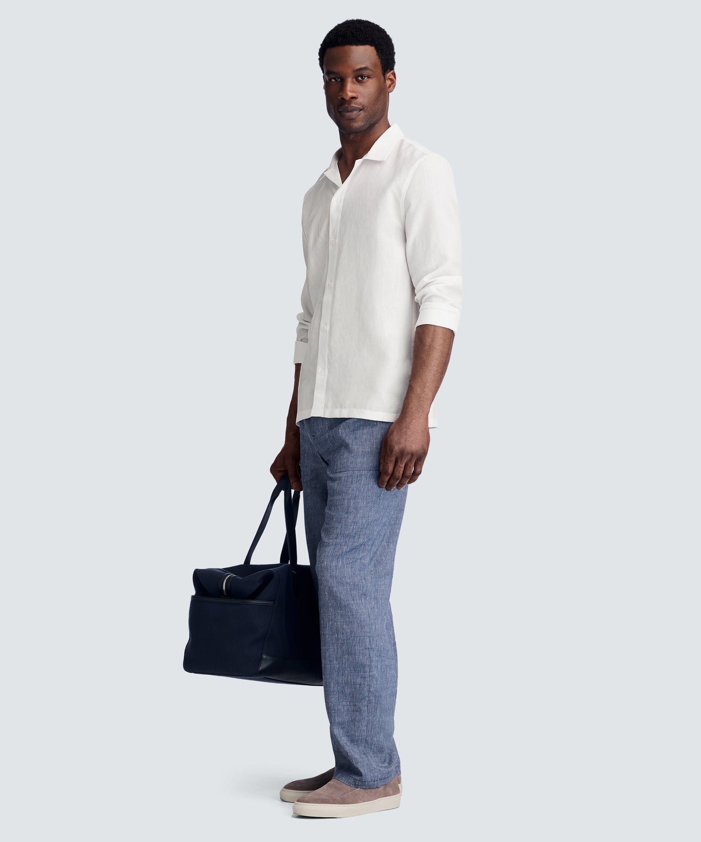 Men’s Merino Linen Button-Up